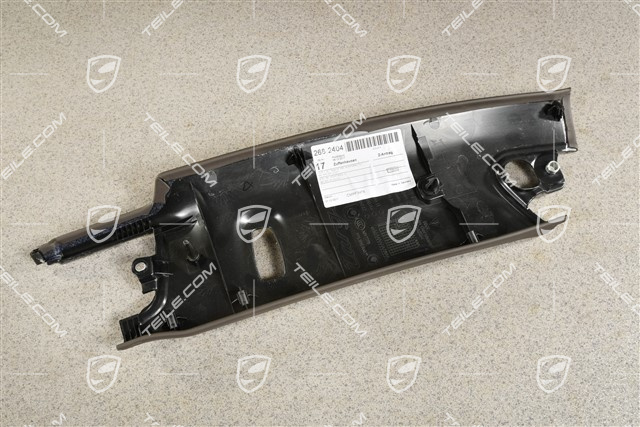 Verkleidung von A-Säule, Leder, Achatgrau, Cabrio / Targa, L