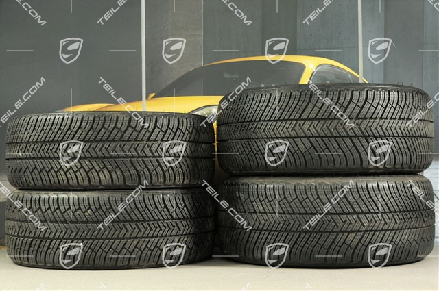 19" winter wheel set Boxster S, rims 8J x 19 ET57 + 9,5J x 19 ET45 + NEW tyres Michelin Pilot Alpin 4 235/40 R19 + 265/40 R19, without TPMS.
