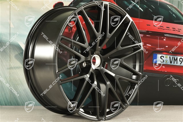 21" Felge RS Spyder Design II, 9,5J x 21 ET27, schwarz seidenmatt