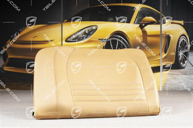 Back seat backrest, Rear, Leatherette, Savanna beige, Coupe, L