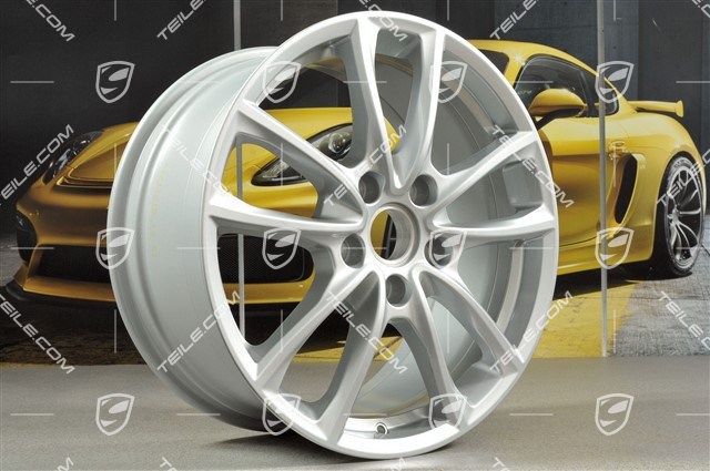 19" Felge Panamera S, 9J x 19 ET64, in Brilliantsilber