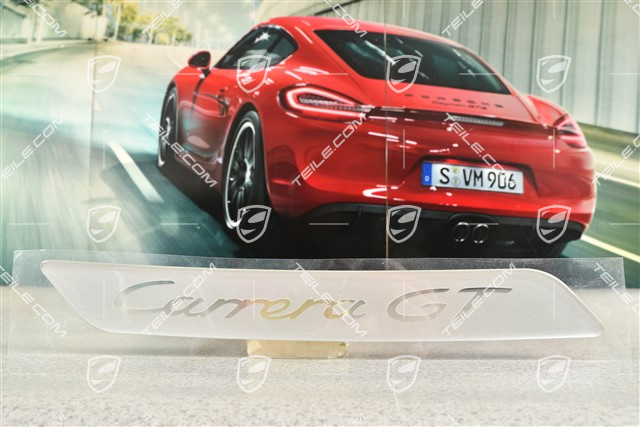 Logo / Sticker CARRERA GT, Sill cover inner, Scuff plate, L