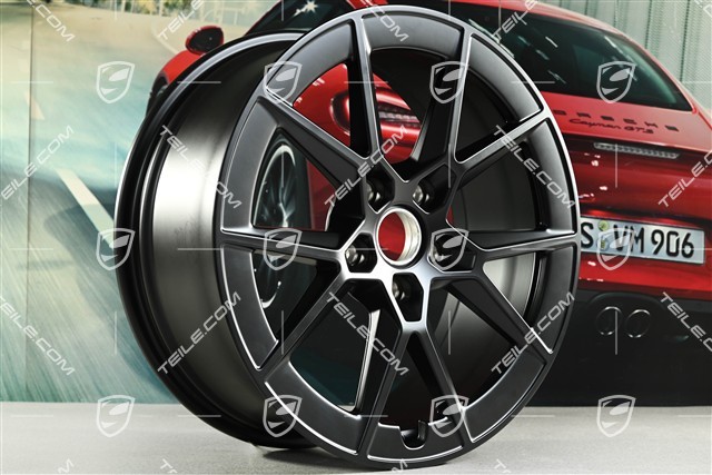 20" Carrera S Felge, 8,5J x 20 ET50, schwarz seidenmatt