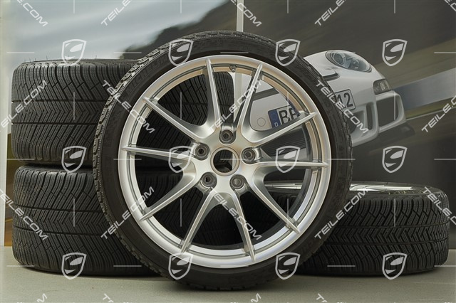 20" Carrera S (III) winter wheel set  wheels 8,5J x 20 ET51 + 11J x 20 ET52 + Michelin winter tyres 245/35 ZR20 + 295/30 ZR20, with TPMS.