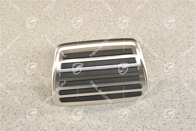 Brake pedal pad / pedal cap, stainless steel