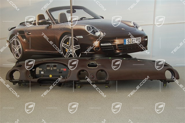 Dashboard, upper part, leather, Sport Chrono, cocoa Dashboard, upper part, leather, Sport Chrono, cocoa