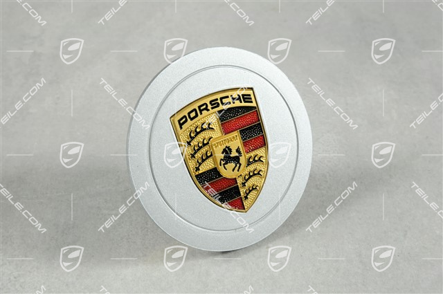 Hub cap, crest coloured, Anniversary model "30 years 911" Hub cap, crest coloured, Anniversary model "30 years 911"