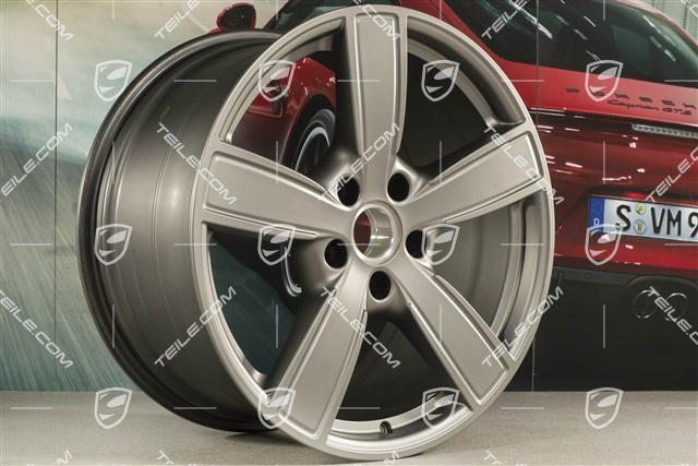 20" Felge Cayenne Sport Classic, 10,5J x 20 ET55, Platinum Seidenmatt
