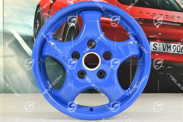 17-inch CUP I wheel set, 7J x 17 ET55 + 9J x 17 ET55, Maritime Blue