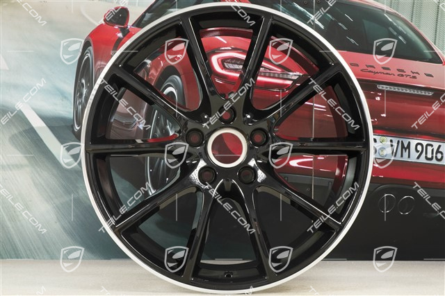 20" Felga Cayenne Design, 10,5J x 20 ET55, czarny wysoki połysk