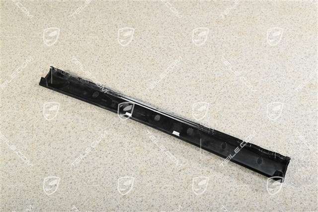 Cup holder cover / Dashboard trim, Centre, Black, Cayman R
