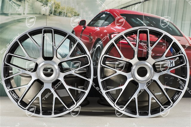 20-inch Turbo S wheel set, central lock, 9J x 20 ET51 + 11,5J x 20 ET56