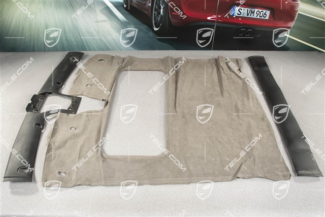 Dachverkleidung, coupé mit Schiebedach, Alcantara, graffitigrau