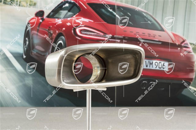 Tailpipe, for 2.9-litre engine, Facelift 2009-