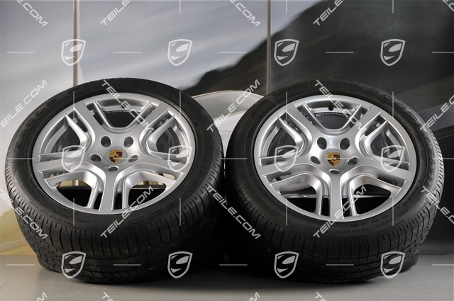19" Panamera design summer wheels set, rims 9J x 19 ET60 + 10J x 19 ET61 + NEW Michelin summer tyres 255/45 R19 + 285/40 R19