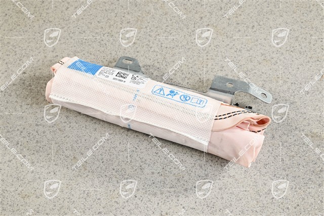 Curtain airbag unit, backseat backrest, R