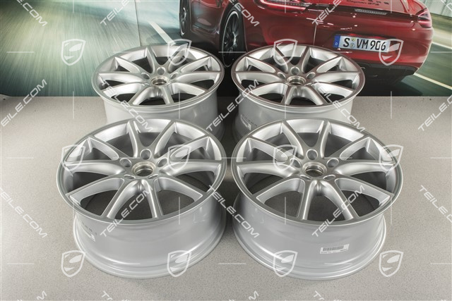 20-inch Cayenne COUPE Design wheel rim set, 10,5J x 20 ET55 + 9J x 20 ET50
