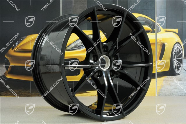 20" komplet felg Carrera S IV, Felgi 8,5 J x 20 ET49 + 11,5 J x 20 ET56, czarne