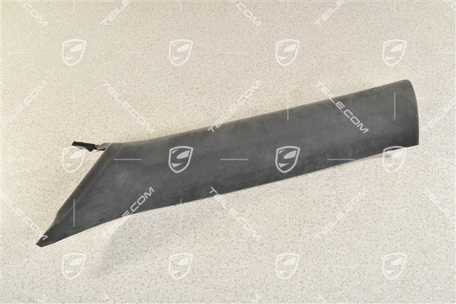 A-Saulen Verkleidung, alcantara, Schwarz, L