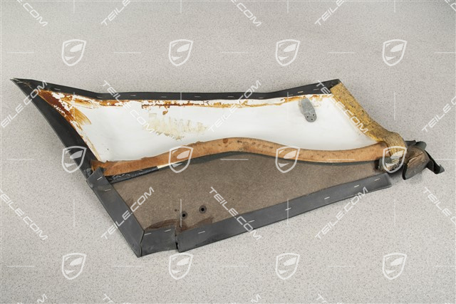 Seitenwandverkleidung, coupé, Kunstleder, Schwarz, R