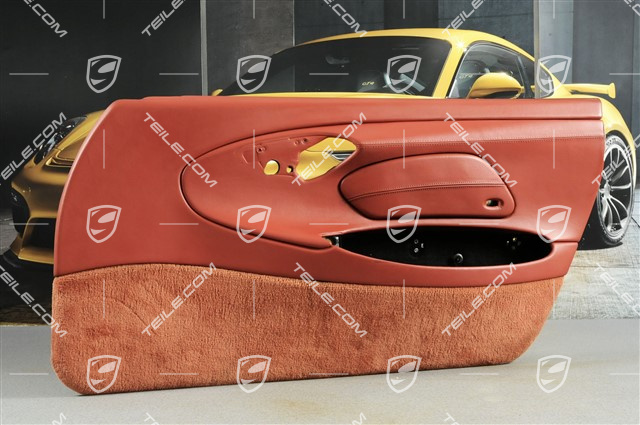 Türverkleidung, Leder, mit Airbagblende, ohne sound paket, Boxsterrot, R Türverkleidung, Leder, mit Airbagblende, ohne sound paket, Boxsterrot, R