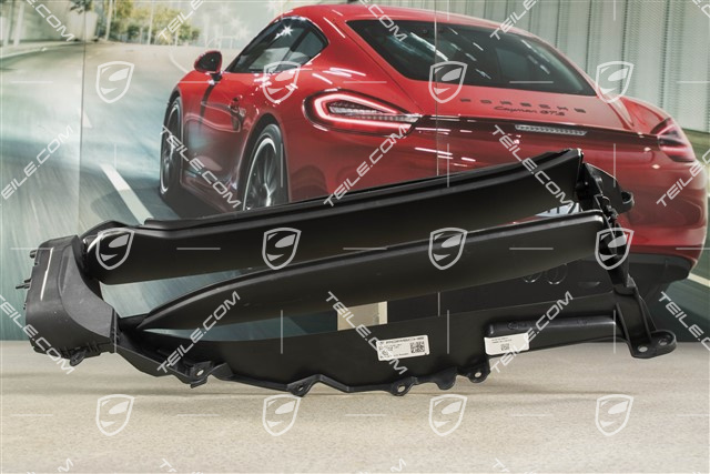Radiator grille shutter / cooling air controls flap,ventilation grille, black matte, R