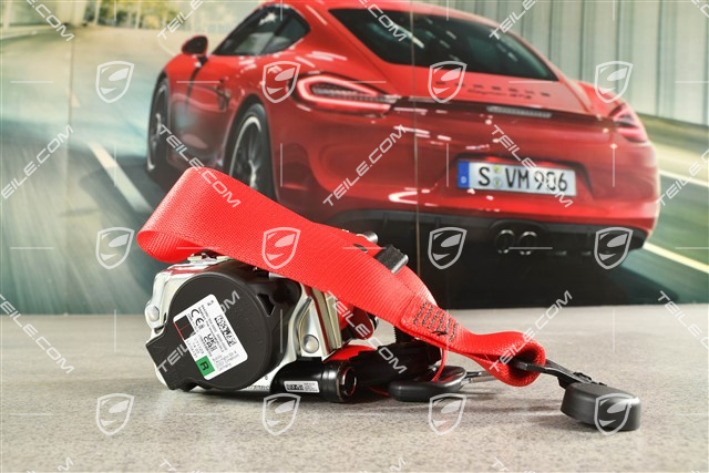 Coupe / Targa, Seat belt, front, Guards red, USA, R