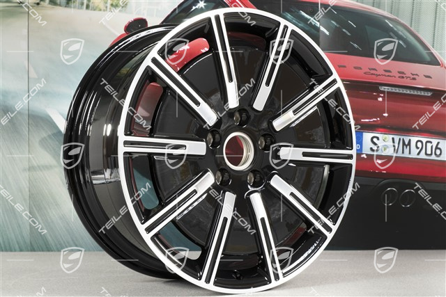 20-inch wheel rim Sport Aero, 9J x 20 ET54, black high gloss + glossy Surface