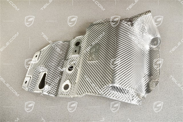 Rear muffler heat protection, L