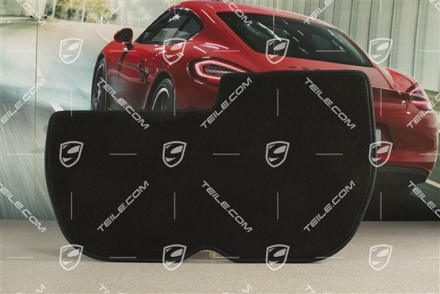 C4 / C4S / Turbo / GT3, Kofferraum Bodenverkleidung, Schwarz