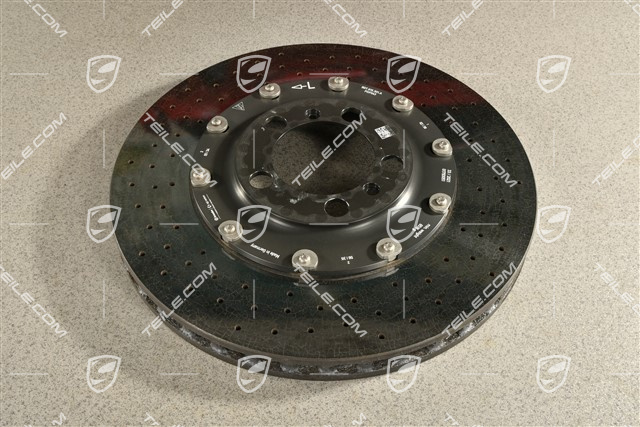 GT3 / GT3RS / S/T, PCCB Brake disc, front axle, L