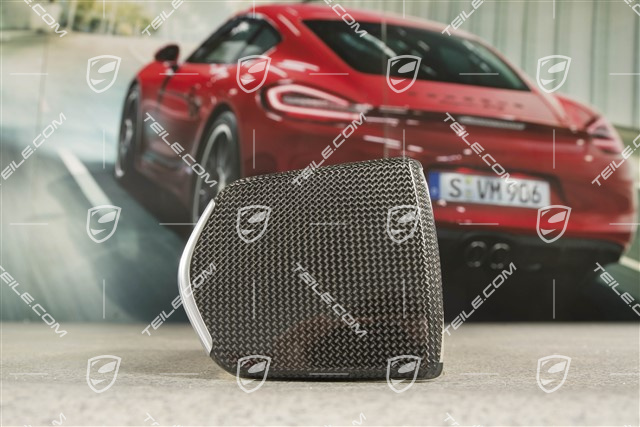 Deckel Ascher, Hochglanz Carbon
