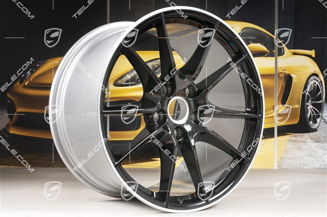 20" Carrera S III wheel, 11J x 20 ET52, black high gloss