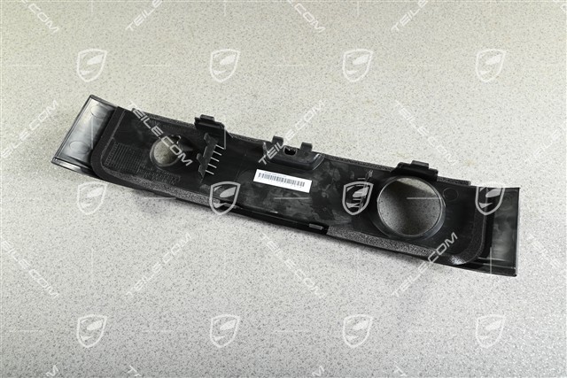 Cover trim, Front bumper center, Night Vision + ACC, Black matte