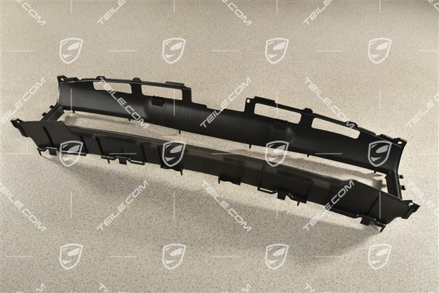 Sport Design, Front air duct / guide, bumper w/o ACC, black