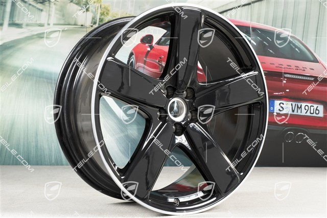 21" Felge "Sport Classic", 9,5J x 21 ET27, schwarz hochglanz