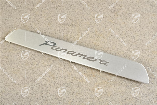 Blende, Einstiegleiste, Vorne, Aluminium-gebürstet, Panamera, L=R
