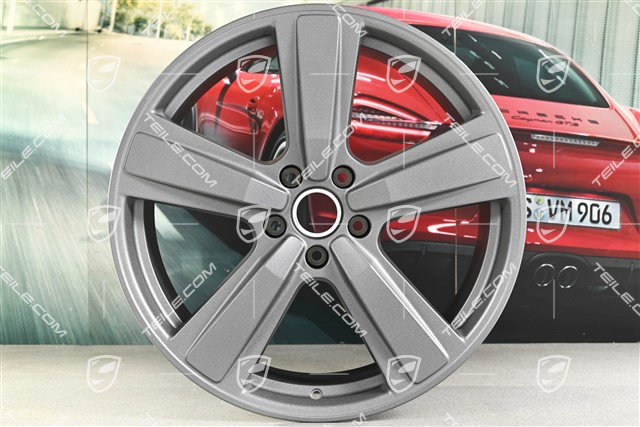 22-inch wheel rim, Exclusive Design Sport, 10J x 22 ET48, vesuvgrau