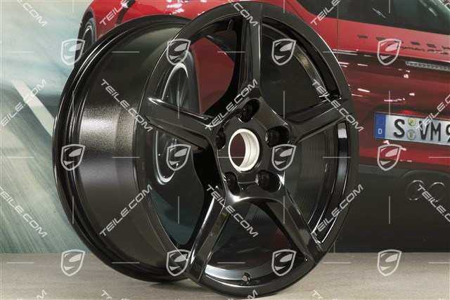 18-inch wheel Boxster IV, 9J x 18 ET47, black high gloss