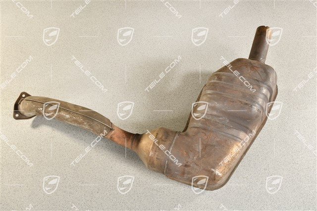 Main exhaust muffler, cyl. 4-6, L
