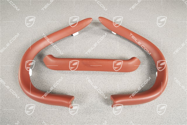 Lining, Leather, Boxster red, Set