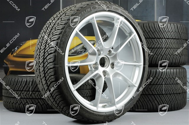 20-inch Carrera S (III) winter wheel set, 8,5J x 20 ET51 + 11J x 20 ET70 + NEW Michelin winter tyres 245/35 ZR20 + 295/30 ZR20, TPMS