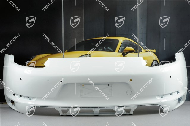 Rear bumper, C2/C2S, without Sports exhaust system, with ParkAssist