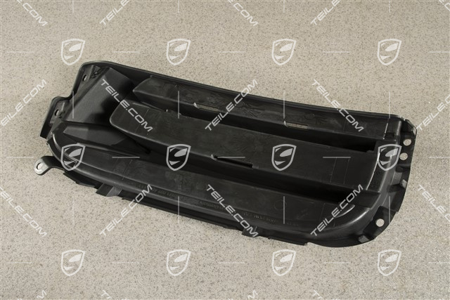 Front bumper Grille / Insert Cover, Black, L