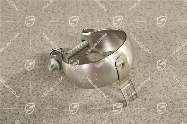Exhaust system clamp that connects tailpipe to main muffler, 60mm