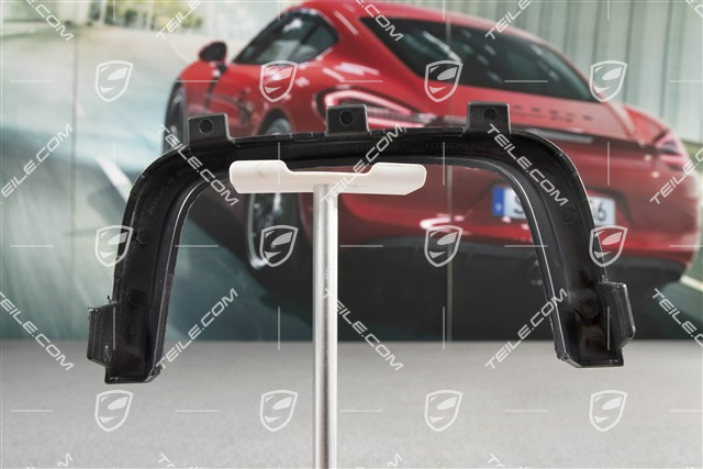 Cover trim ACC, center, Black matte