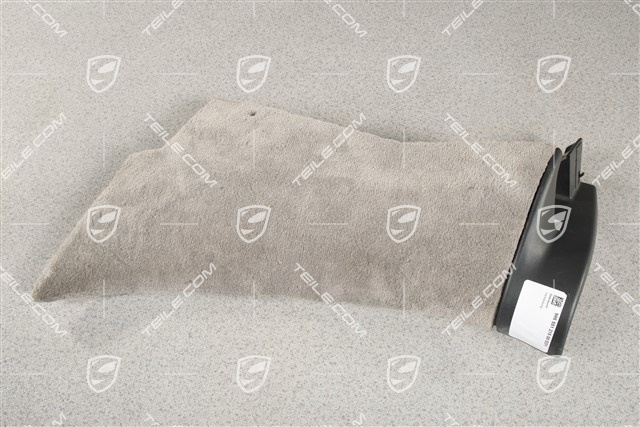 Verkleidung Sicherheitsgurt, Teppich, Grafittigrau, L
