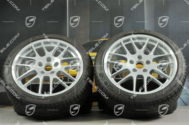 20-inch RS Spyder winter wheel set, wheels: 9,5J x 20 ET65 + 10,5J x 20 ET65 + NEW Michelin Pilot Alpin 4 winter tyres, 255/40 R20 + 285/35 R20, with TPM