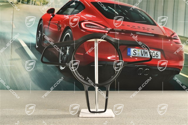 Blenda / dekor ozdobny kierownicy sportowej, GT2RS / GT3RS, czarny