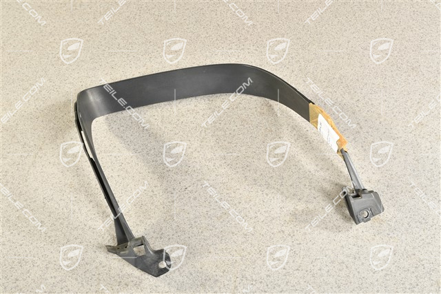 Rear bumper Exhaust system tail pipe cover trim, Black matte, R